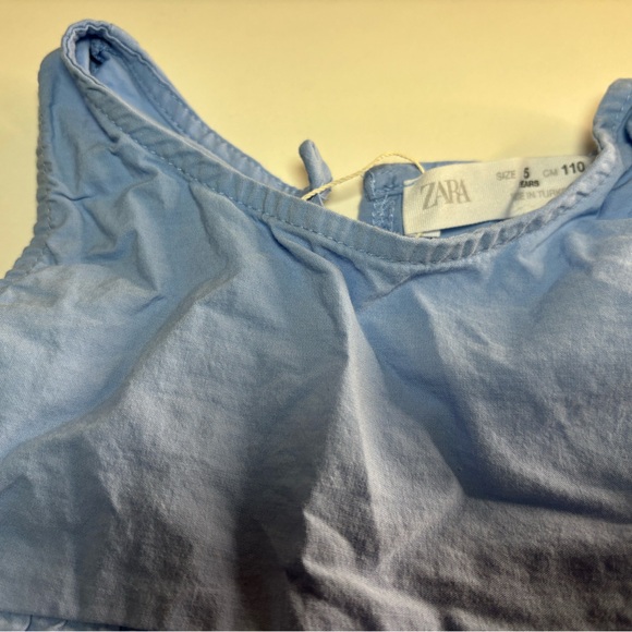 Zara blue embroidered blouse - Picture 5 of 5